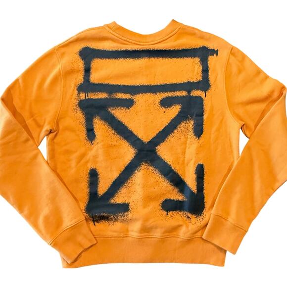 Off White Spray Painting Slim Crewneck *NEW WITH TAGS*SIZE M - Picture 2 of 9